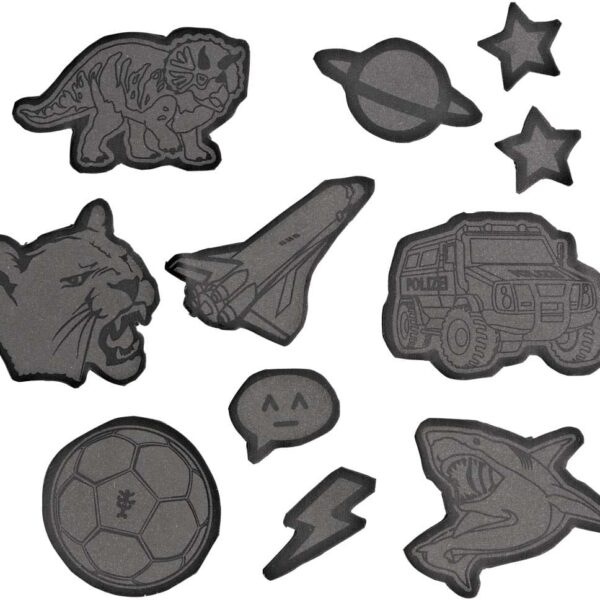 STEP BY STEP Sticker Set 129763 Black 11 Stück