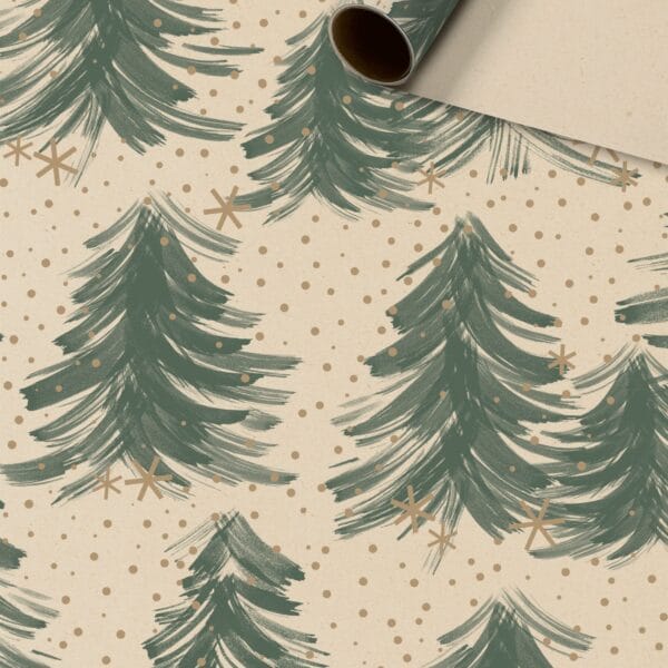 STEWO Geschenkpapier Inverno 2528525547 dunkelgrün 70x200cm