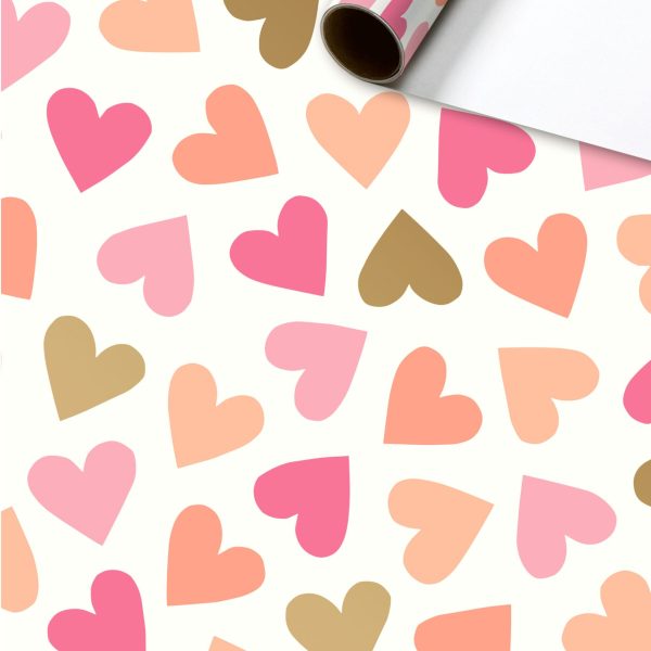 STEWO Geschenkpapier Velia 2528532225 rosa 70x200cm