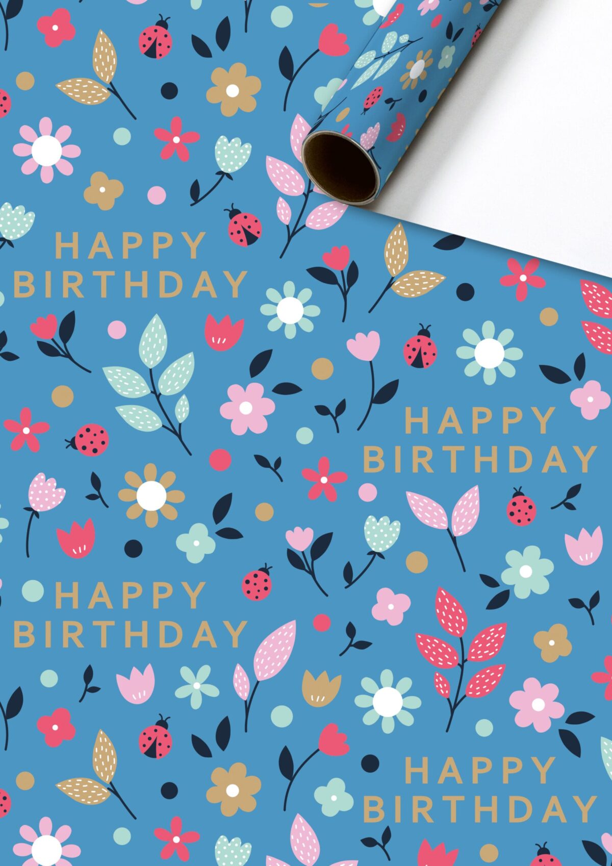 STEWO Geschenkpapier Benice 2528557040 blau 70x200cm – Hochwertig & günstig bei ShopDeca
