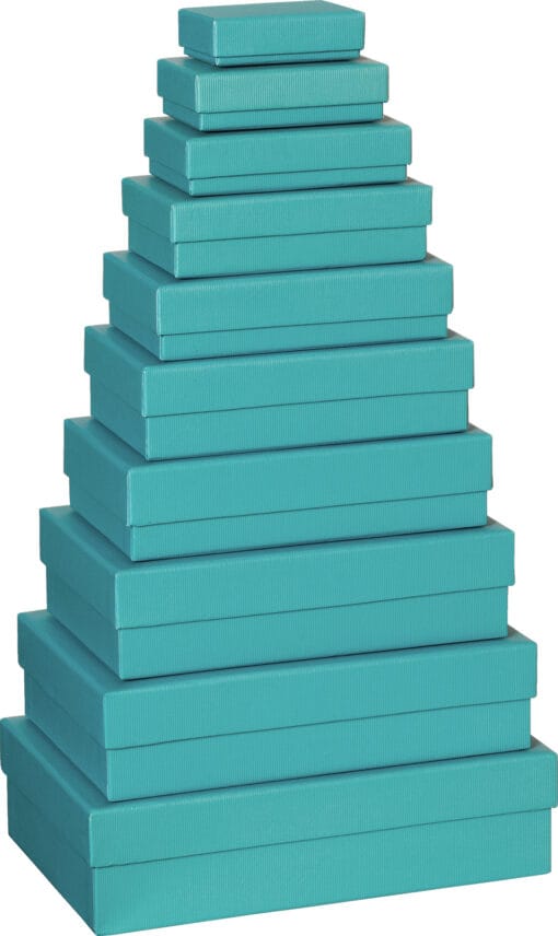 STEWO Geschenkbox One Colour 2553644949 türkis 10 Stück