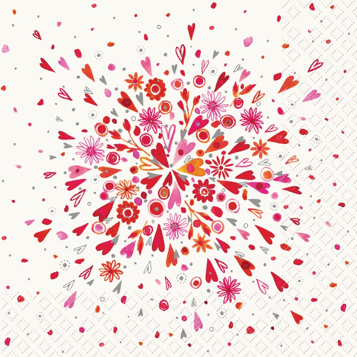 STEWO Serviette Celia 2572545820 rot 33x33cm – Hochwertig & günstig bei ShopDeca