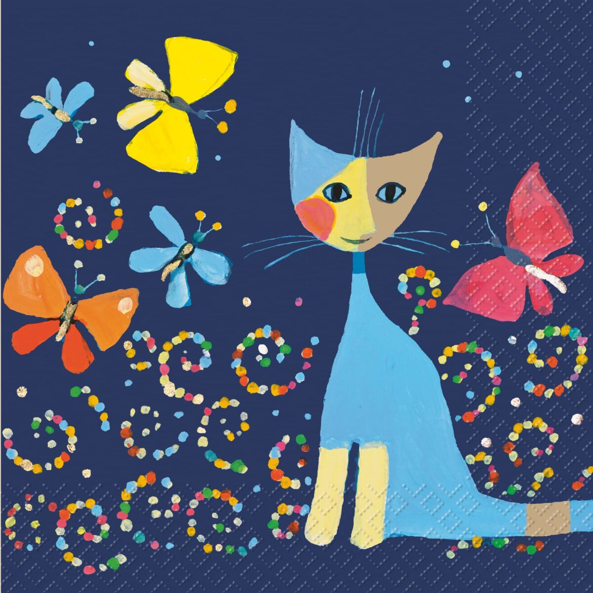 STEWO Serviette 33x33cm 2572649242 Danza FSC blau dunkel 20 Stück – Hochwertig & günstig bei ShopDeca
