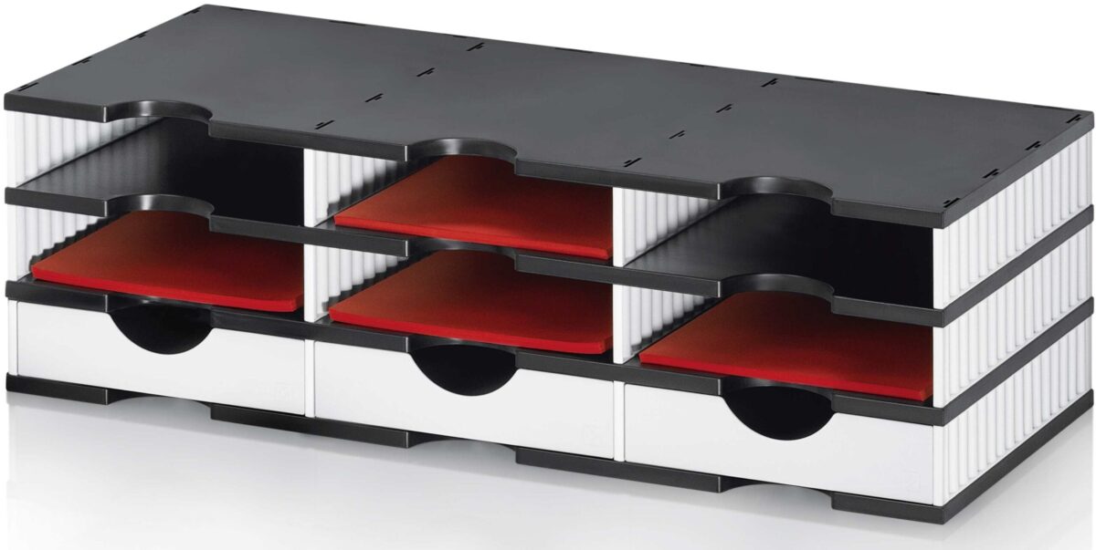 STYRO Ablagesystem Styrodoc 268-0303.0905S Trio SET 9 mit 3 Schubladen – Hochwertig & günstig bei ShopDeca