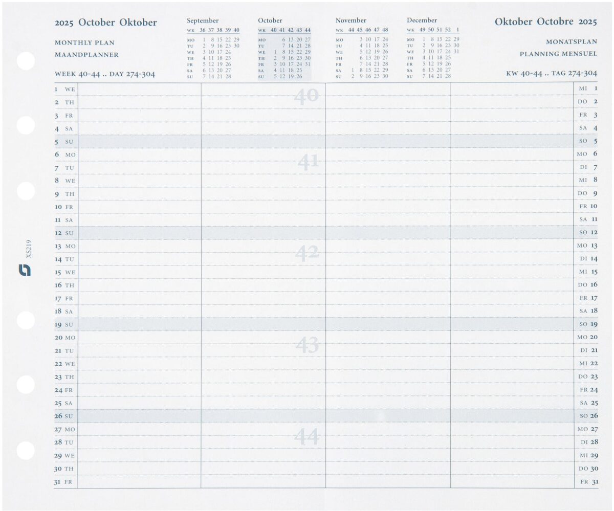 SUCCES Agenda Senior Monatspläne 2025 845219000025 2J 9.5x15cm – Hochwertig & günstig bei ShopDeca