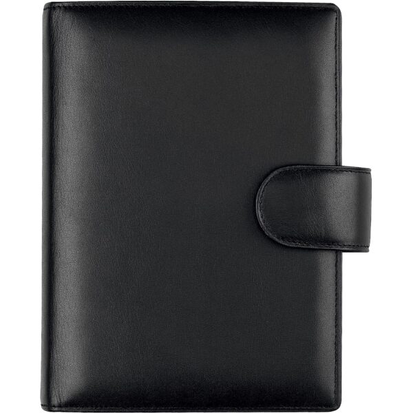 SUCCES Agenda Senior Ringbuch Nappa 84546102U schwarz 13x17.8cm