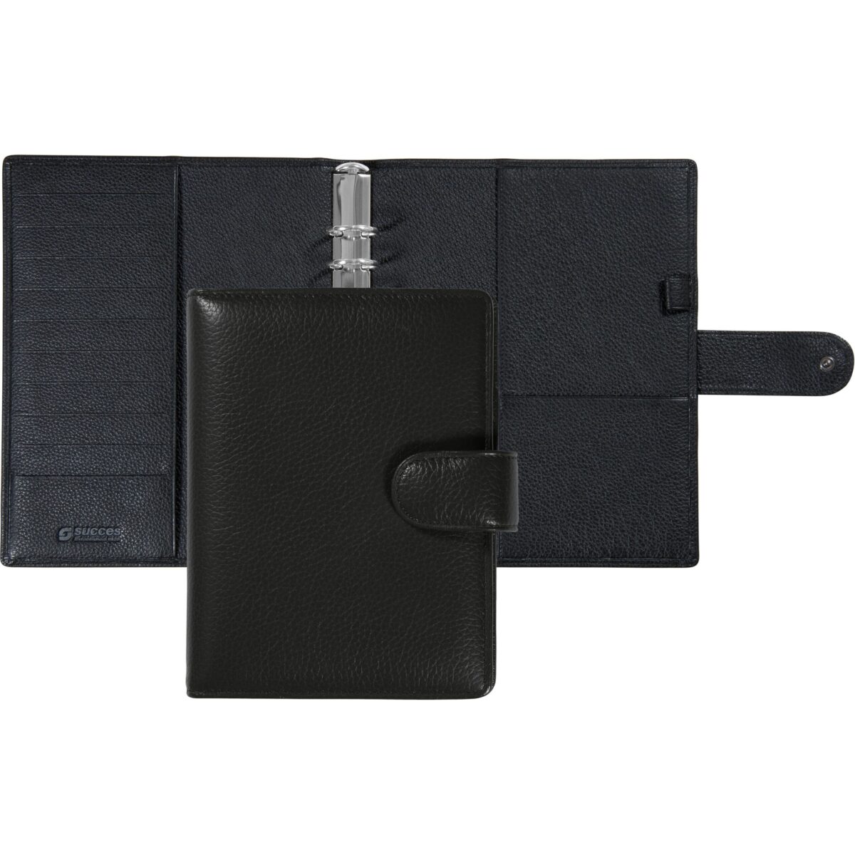 SUCCES Agenda A5 Ringbuch Cadiz 84736502U Leder schwarz 18.5x23.6cm – Hochwertig & günstig bei ShopDeca