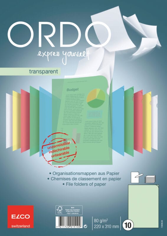 ELCO Sichthülle Ordo A4 73696.64 transparent