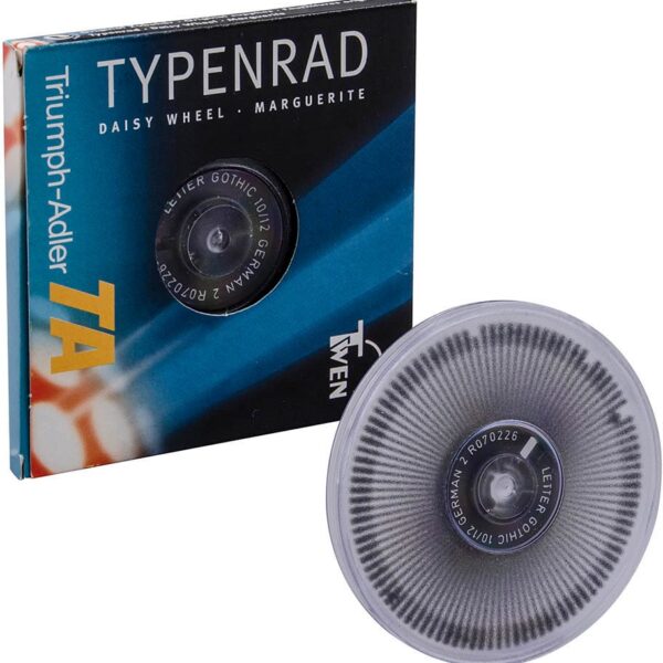 TA Typenrad TW226 Gothik Letter CH-DE