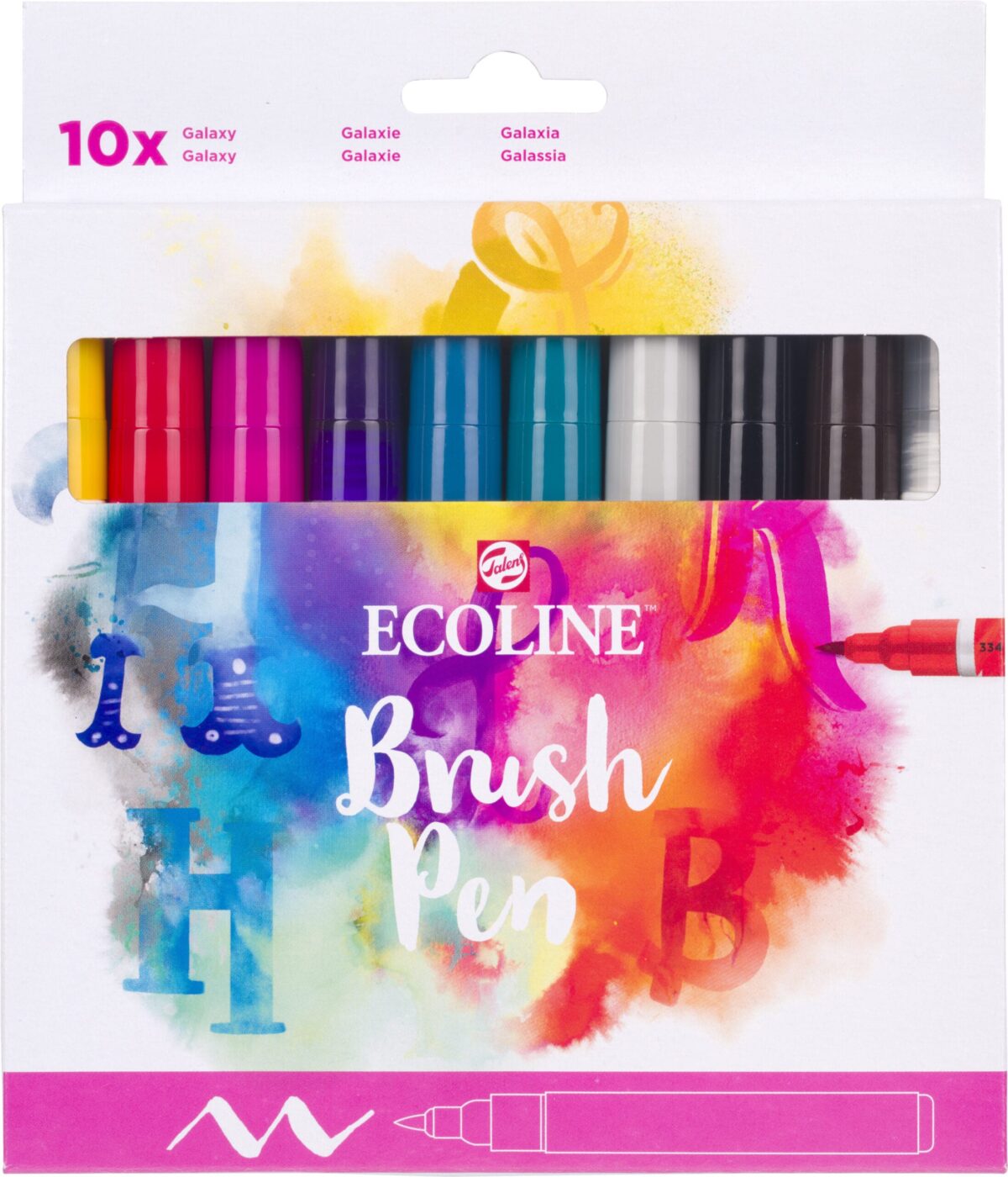 TALENS Ecoline Brush Pen Set 11509800 ass. Handlettering 10 Stück – Hochwertig & günstig bei ShopDeca