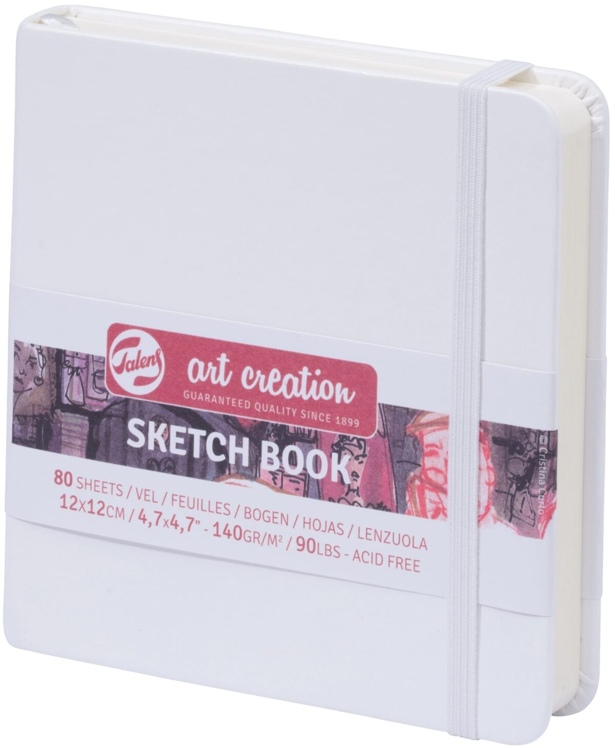 TALENS Skizzenbuch 9314104M weiss, 12x12cm, 140 g/qm – Hochwertig & günstig bei ShopDeca