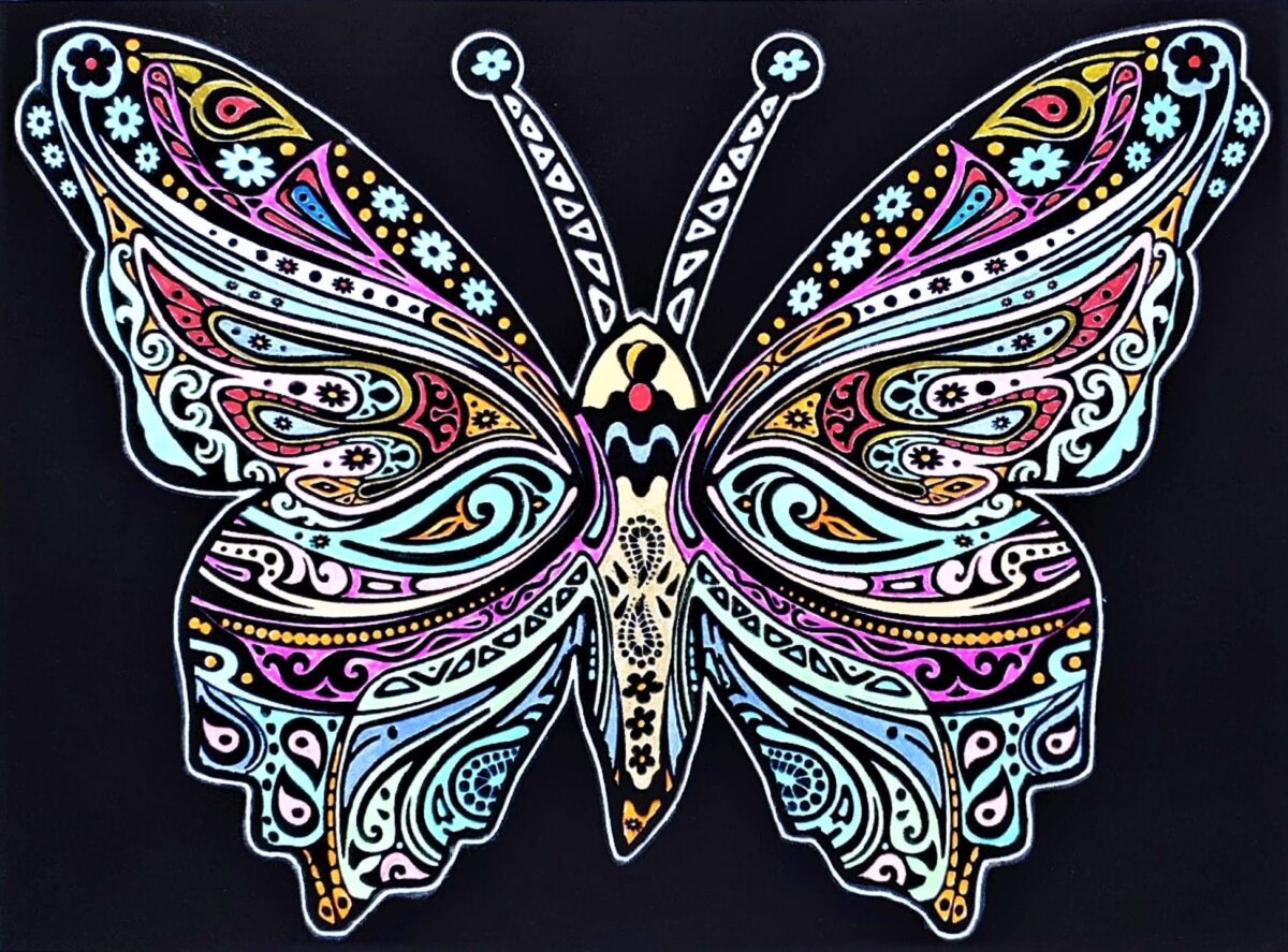 TATARUGA Samtbild A4 S29 Schmetterling – Hochwertig & günstig bei ShopDeca