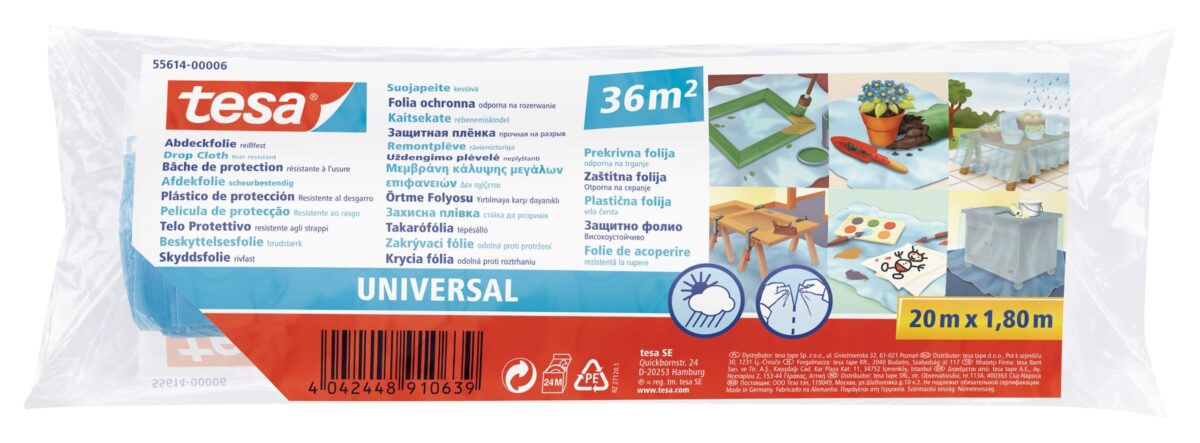 TESA Abdeckfolie 55614 universal 20mx1800mm – Hochwertig & günstig bei ShopDeca