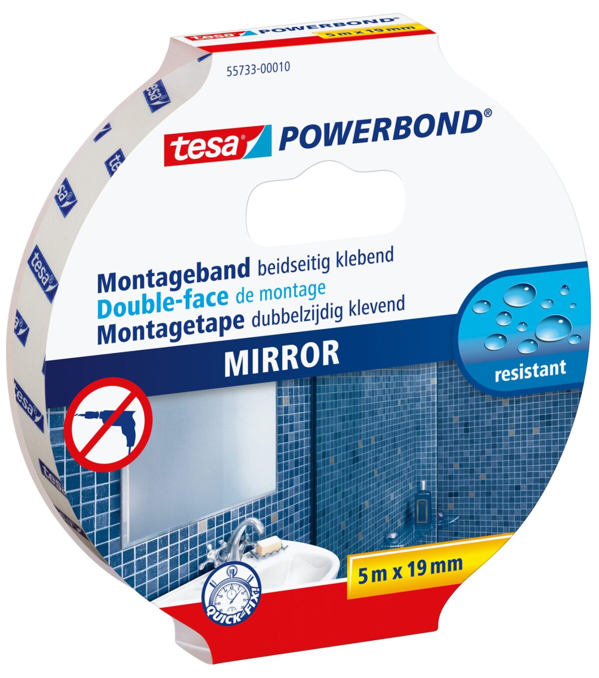TESA Montageband Spiegel 19mm×5m 557330001 – Hochwertig & günstig bei ShopDeca