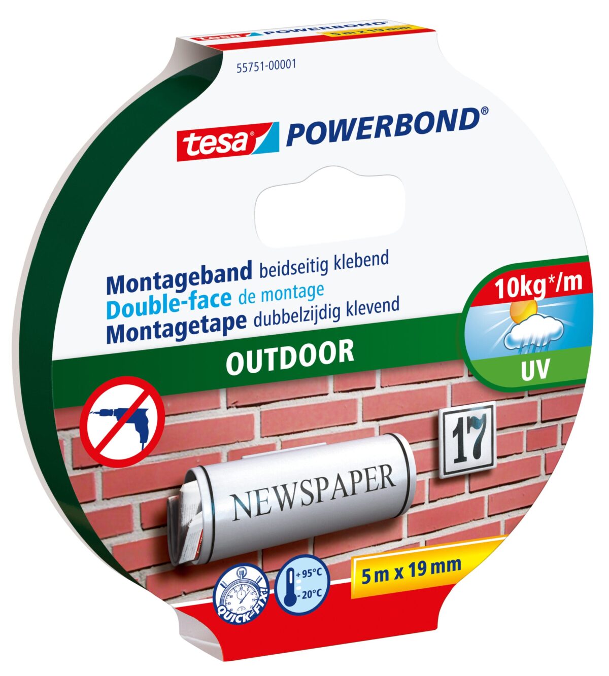 TESA Montage Powerbond 19mmx5m 557510000 – Hochwertig & günstig bei ShopDeca