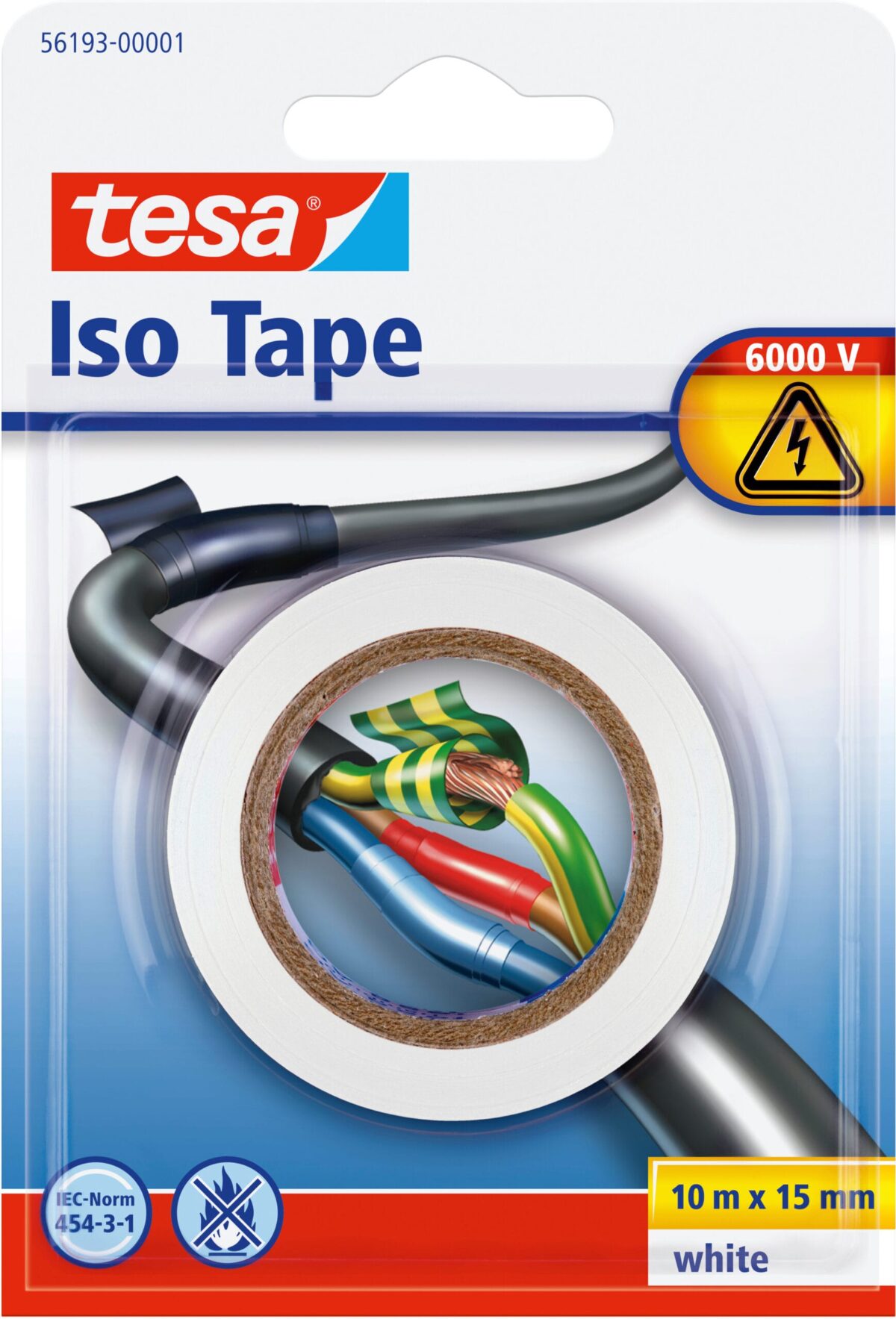 TESA Isolierband Iso Tape 15mmx10m 561930000 weiss – Hochwertig & günstig bei ShopDeca