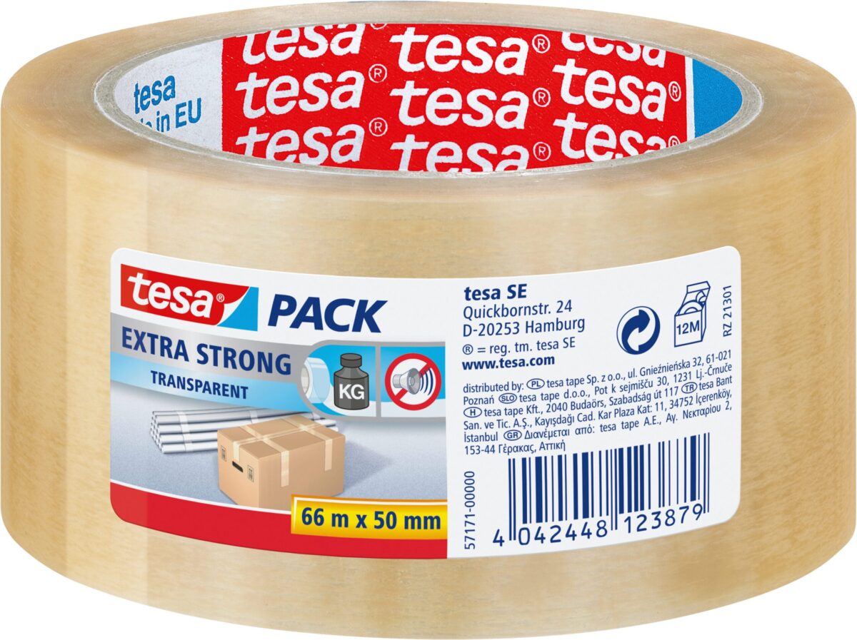 TESA Verpackungsband Extra 50mmx66m 571710000 transparent – Hochwertig & günstig bei ShopDeca