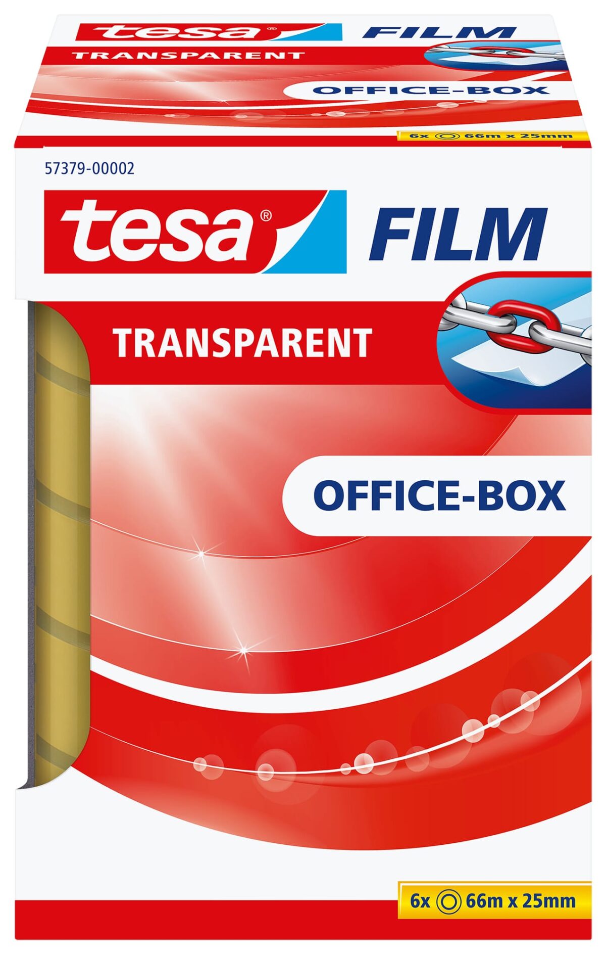 TESA tesafilm transparent 25mmx66m 573790000 5 Rl. + 1 Rl. in Office-Box – Hochwertig & günstig bei ShopDeca