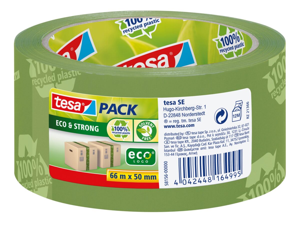 TESA Tesapack eco&strong 50mmx66m 581560000 grün, Recycling – Hochwertig & günstig bei ShopDeca