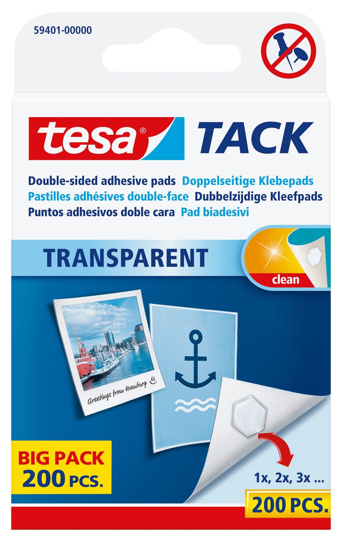 TESA Powerstrips Tack 594010000 200 Stück – Hochwertig & günstig bei ShopDeca