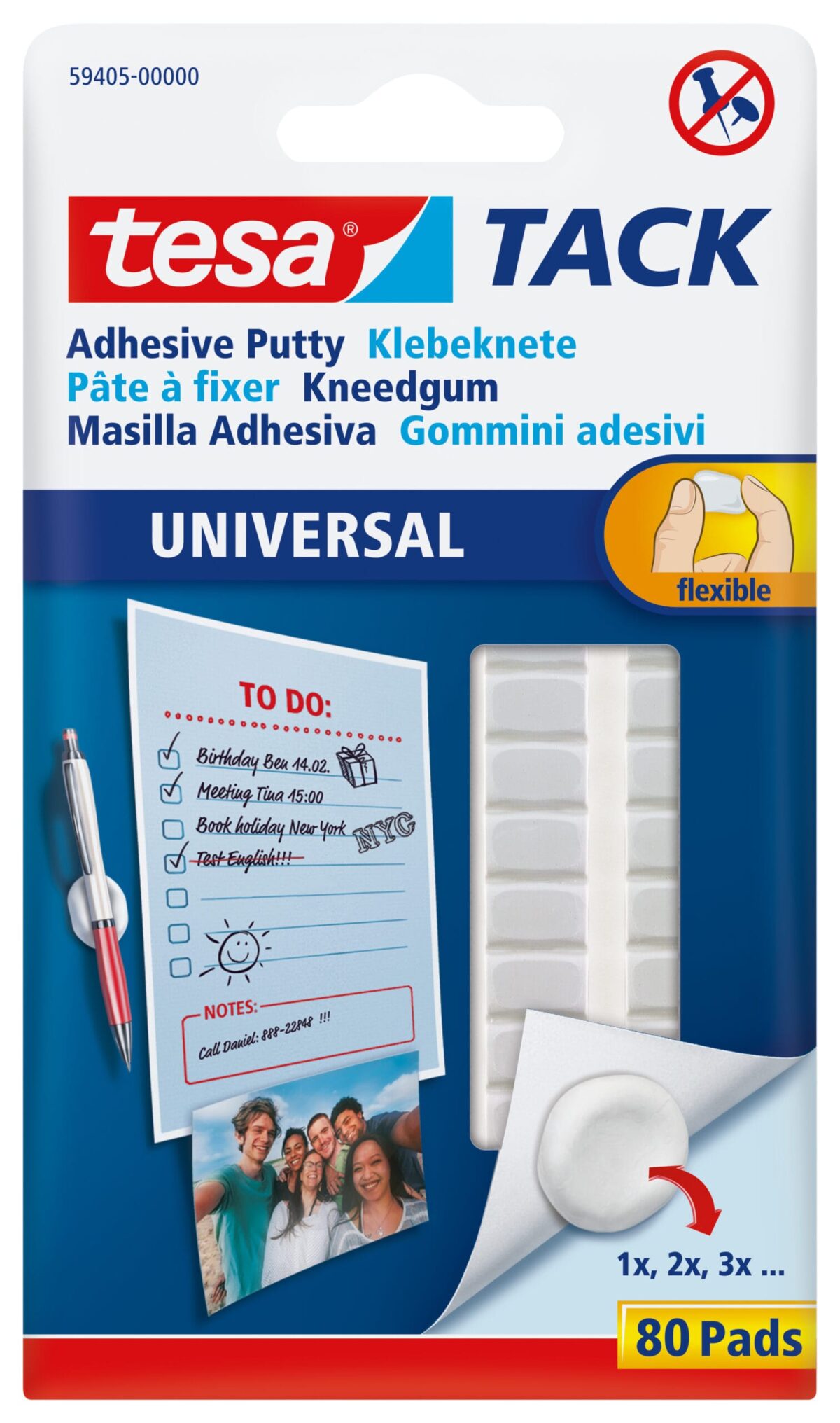 TESA Powerstrips Tack 594050000 universal 80 Pads – Hochwertig & günstig bei ShopDeca