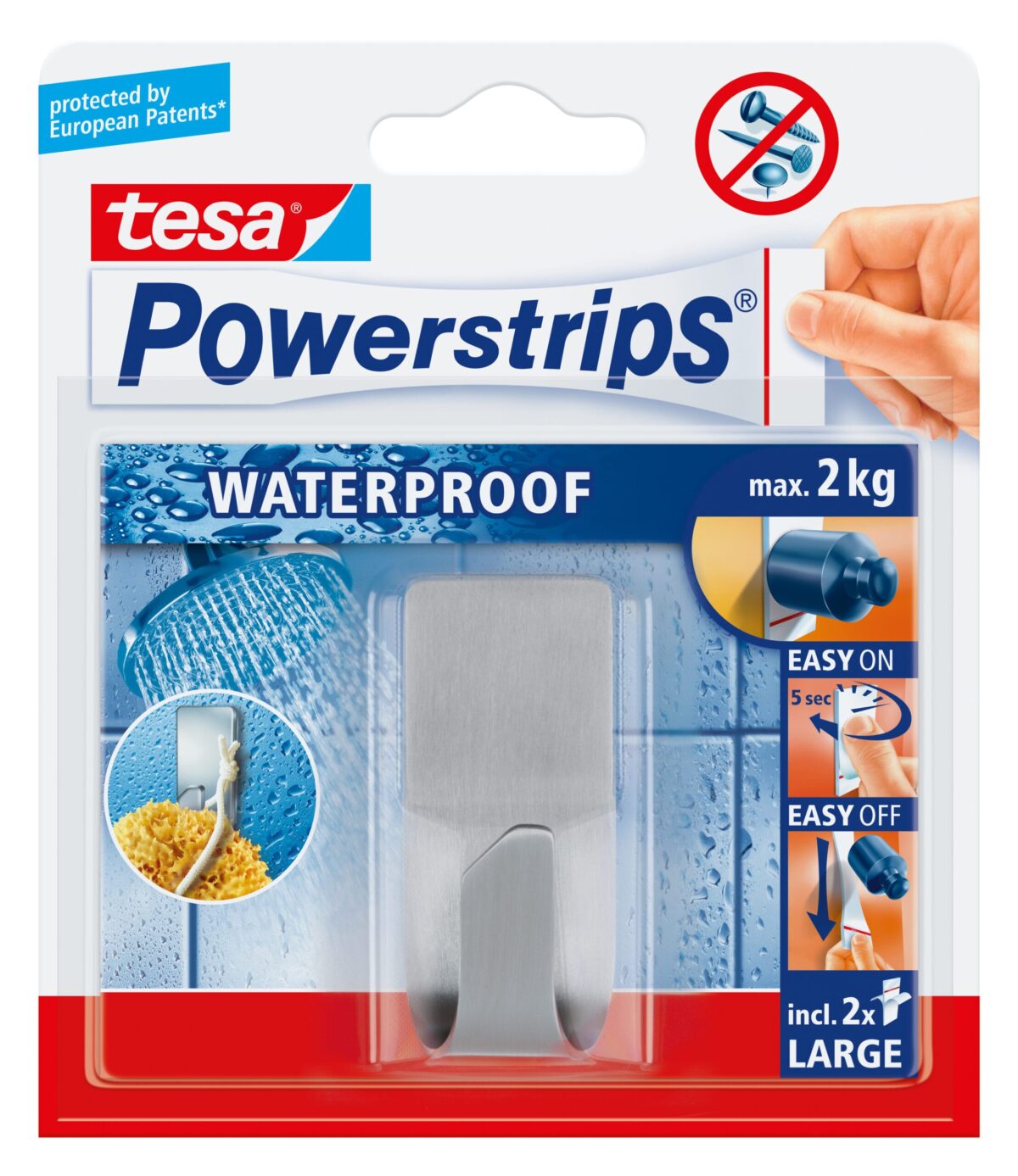TESA Powerstrips Haken Zoom 597070000 grau – Hochwertig & günstig bei ShopDeca