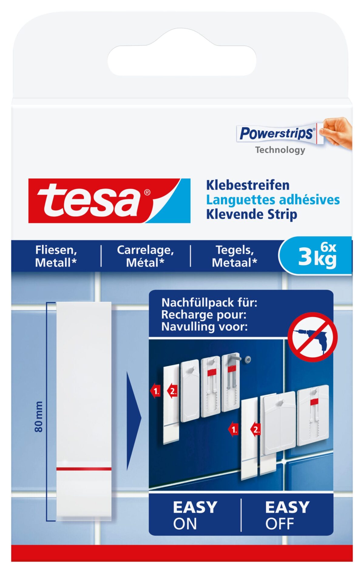 TESA Klebestreifen 3 kg 777610000 Fliesen & Metall – Hochwertig & günstig bei ShopDeca