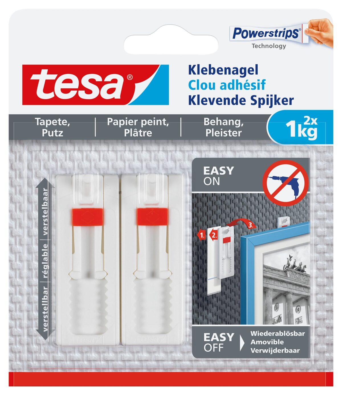 TESA Verst. Klebenagel 2x1kg 777740000 Tapete & Putz – Hochwertig & günstig bei ShopDeca