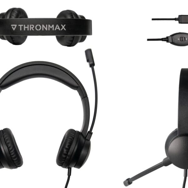 THRONMAX THX-20 PC/Mac THX-20 wired Chat Headset black
