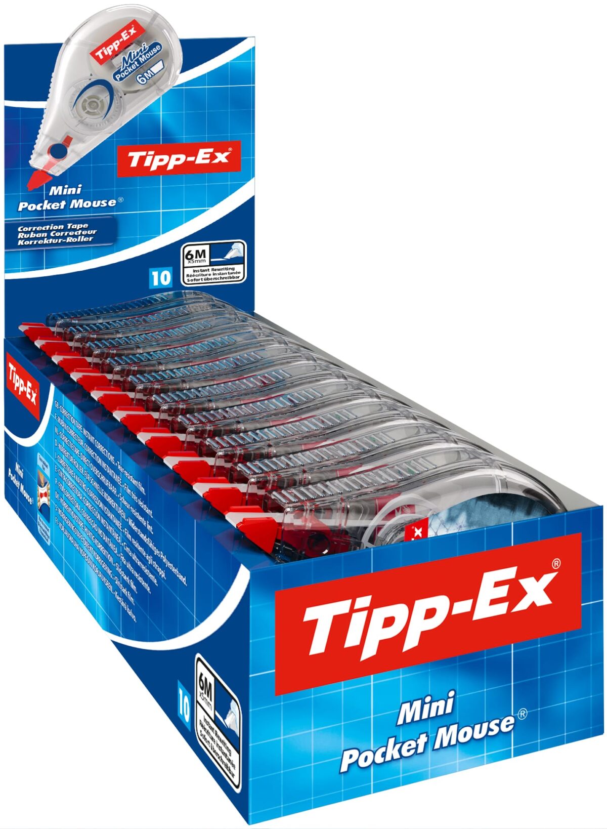 TIPP-EX Mini Pocket Mouse 8922365 10 Stück – Hochwertig & günstig bei ShopDeca