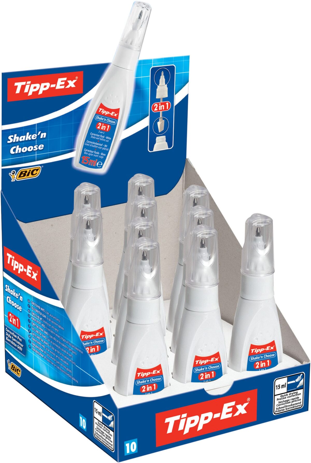 TIPP-EX Shake'n Choose 15ml 9017311 weiss, 10 Stück – Hochwertig & günstig bei ShopDeca