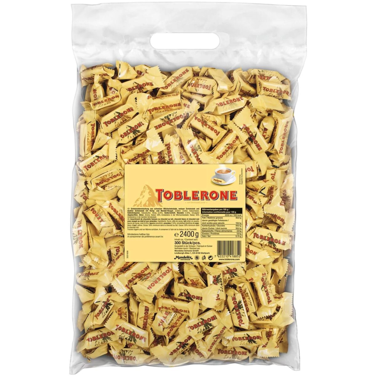 TOBLERONE Schokoladenriegel 331580 Tiny Milk Gastro 2.4 kg – Hochwertig & günstig bei ShopDeca