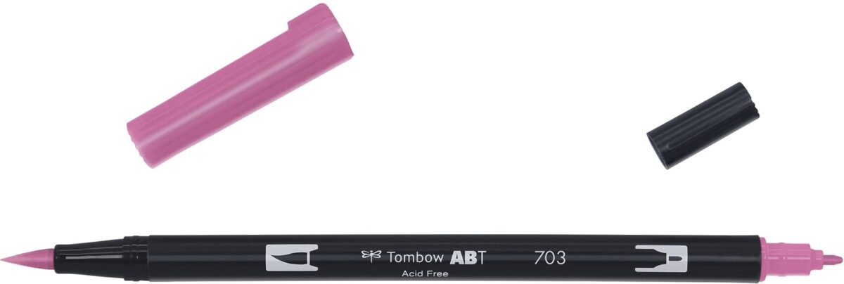 TOMBOW Dual Brush Pen ABT 703 pink rose – Hochwertig & günstig bei ShopDeca