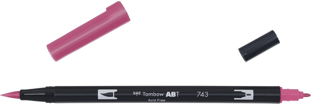 TOMBOW Dual Brush Pen ABT 743 hot pink – Hochwertig & günstig bei ShopDeca