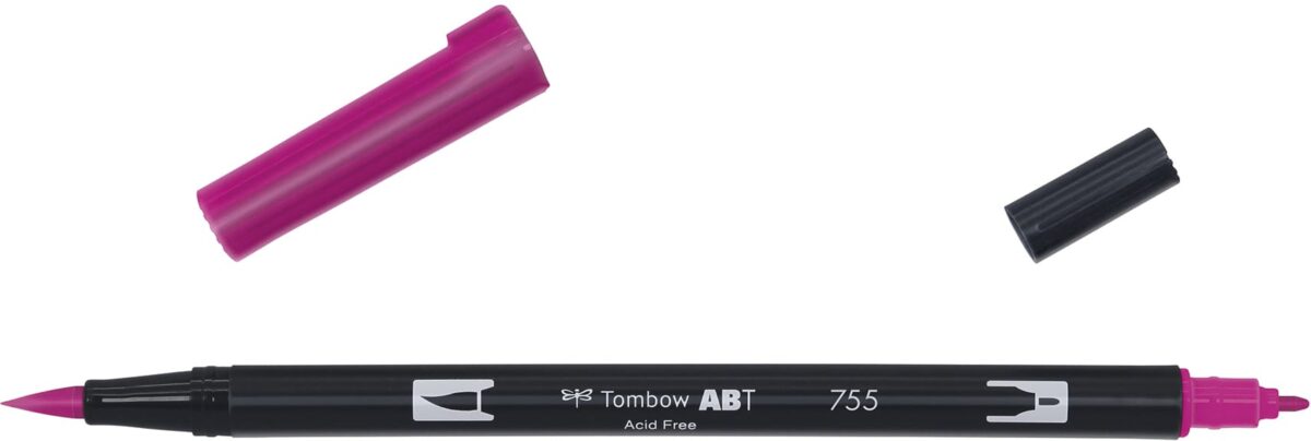 TOMBOW Dual Brush Pen ABT 755 rubinrot – Hochwertig & günstig bei ShopDeca