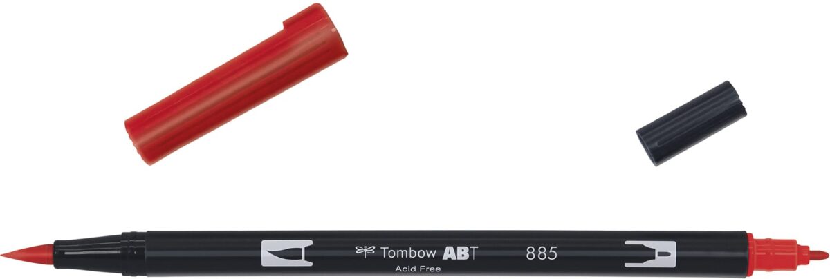 TOMBOW Dual Brush Pen ABT 885 warm red – Hochwertig & günstig bei ShopDeca