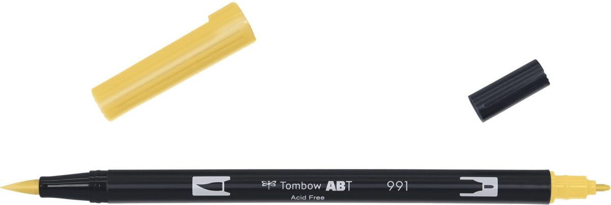 TOMBOW Dual Brush Pen ABT 991 ocker hell – Hochwertig & günstig bei ShopDeca