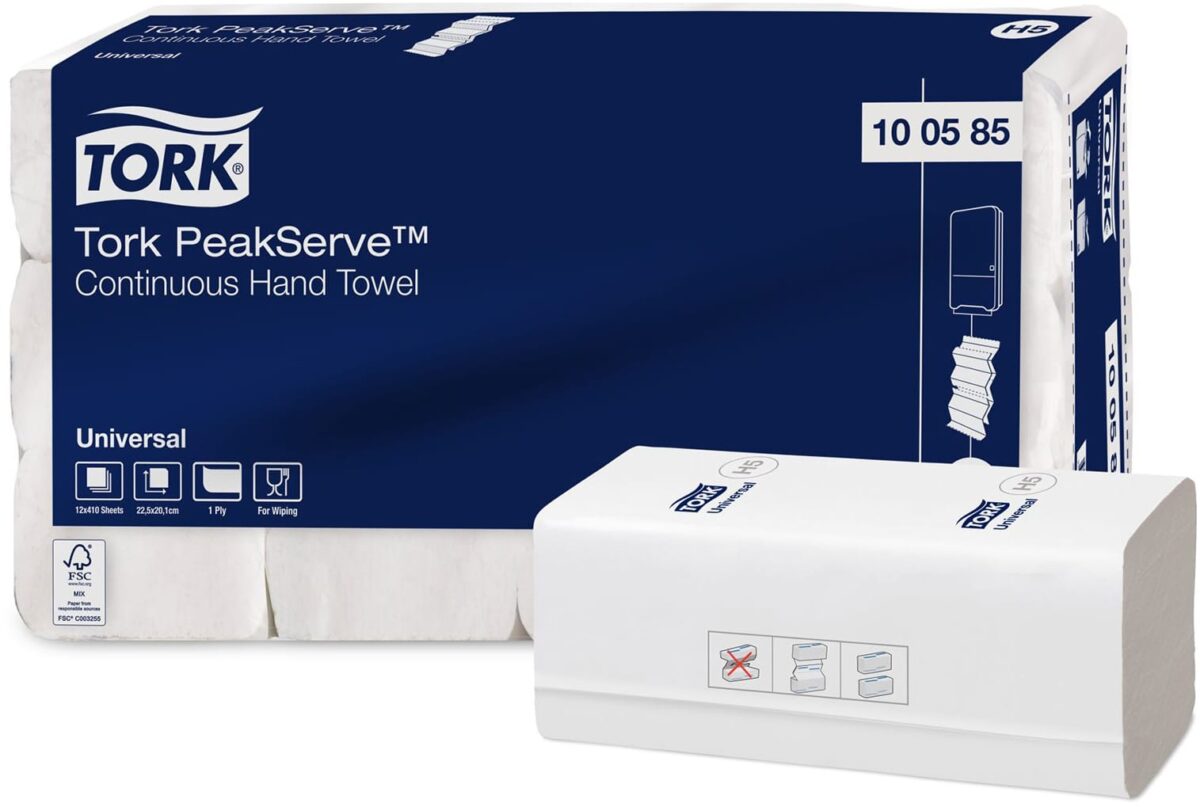 TORK Falthandtuch Peak Serve H5 100585 endlos, 1-lagig 4920 Stk. – Hochwertig & günstig bei ShopDeca