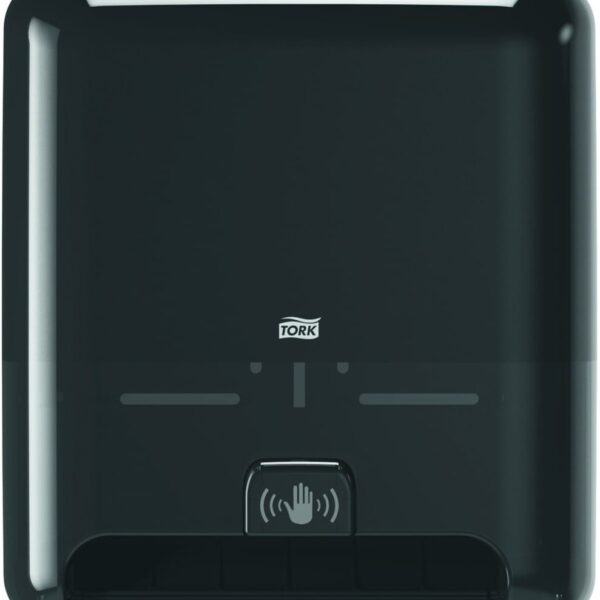 TORK Handtuchspender H1 551108 schwarz, sensor 368x331x206mm