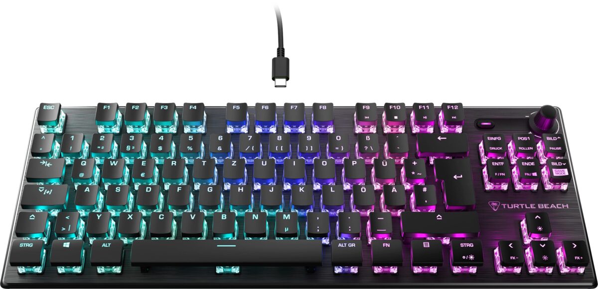 TURTLE BEACH Vulcan TKL RGB Keyboard TBK-2001-02-CH Mech., Linear Switch, CH – Hochwertig & günstig bei ShopDeca