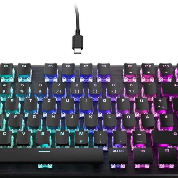 TURTLE BEACH Vulcan TKL RGB Keyboard TBK-2001-02-CH Mech., Linear Switch, CH