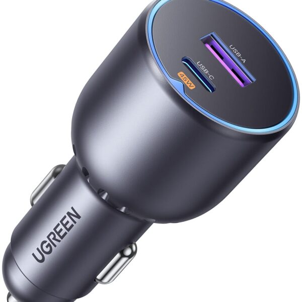 UGREEN Fast Car Charger 63W 2-Port 35023 1x USB-C, 1x USB-A
