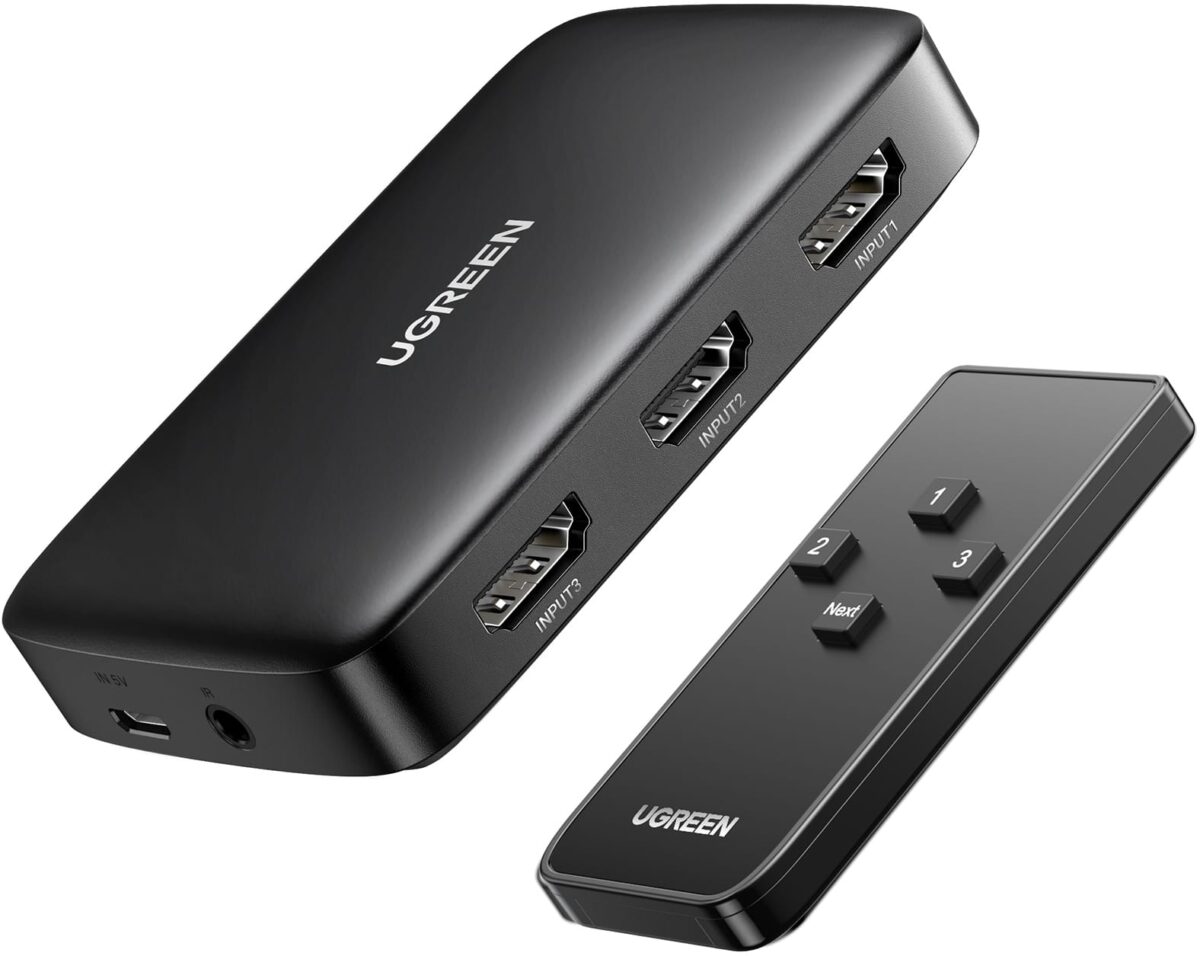 UGREEN Switcher HDMI 3 In 1 Out 80125 4K, 30HZ, Black, (BB) – Hochwertig & günstig bei ShopDeca