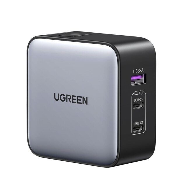 UGREEN Worldwide Travel Fastcharger 90409 65W,USB-A,2x USB-C,GaN Tech
