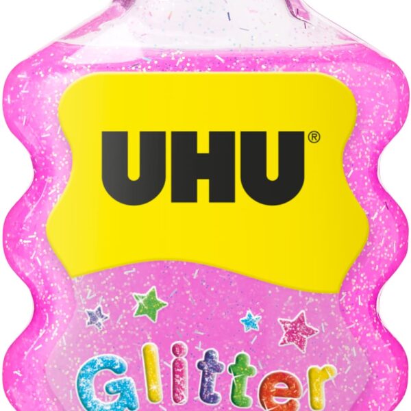 UHU Glitter Glue Maxi 510571 pink, 185g