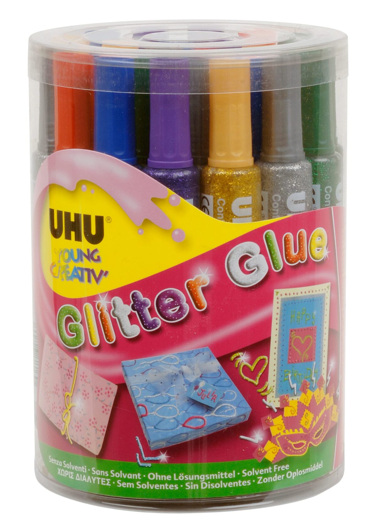 UHU Glitter Glue Dose 76 24 Stück – Hochwertig & günstig bei ShopDeca