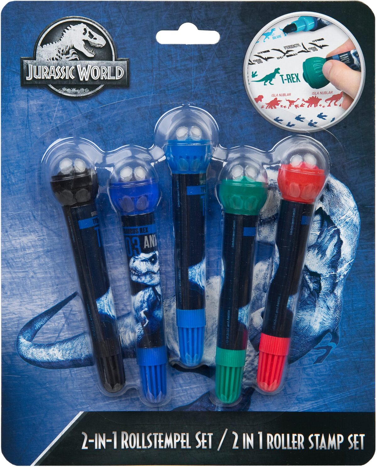 UNDERCOVER 2-in-1 Rollstempel Set JURP0743 Jurassic World – Hochwertig & günstig bei ShopDeca