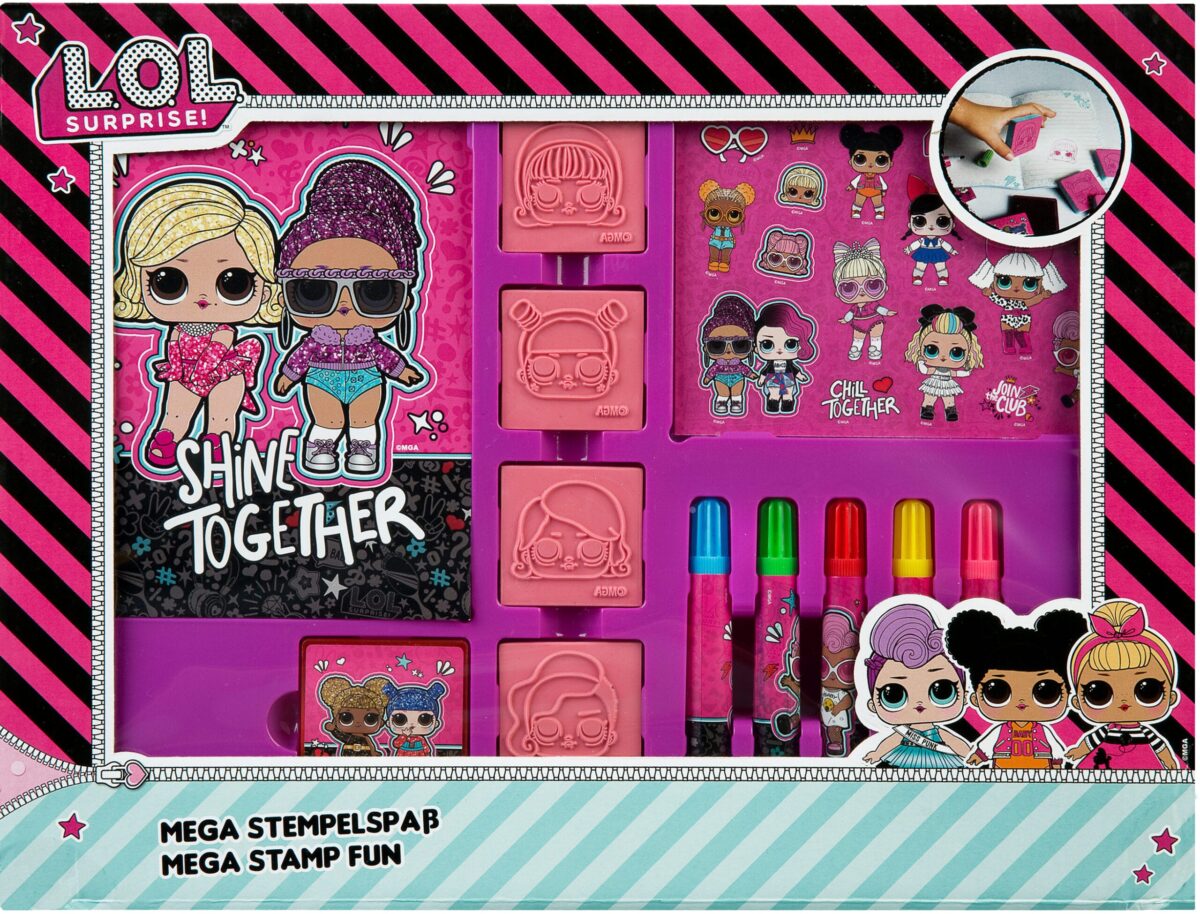 UNDERCOVER Stempel Set LOLO5482 LOL Surprise – Hochwertig & günstig bei ShopDeca