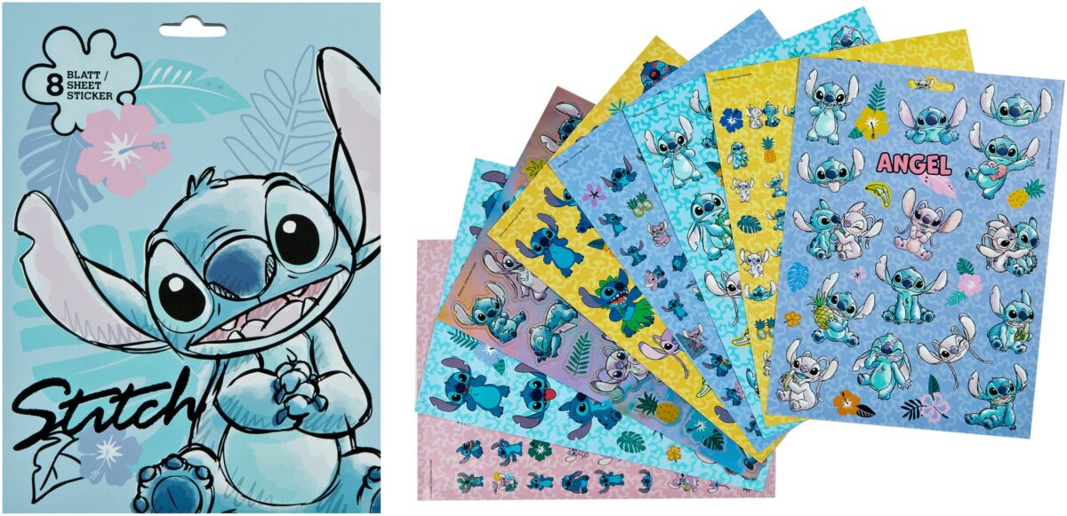 UNDERCOVER Stickerblock Stitch STLI0064 8 Blatt – Hochwertig & günstig bei ShopDeca