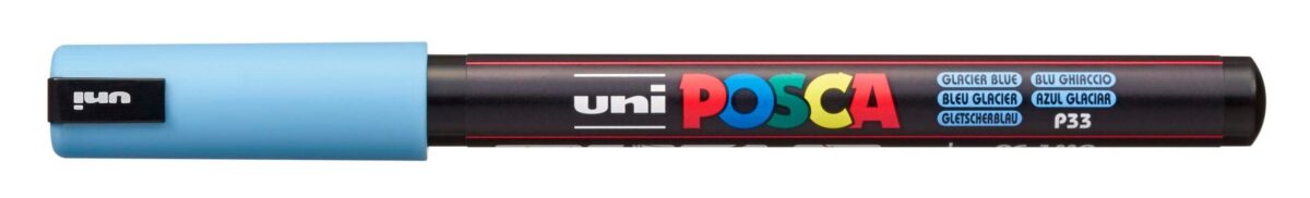 UNI-BALL Fineliner Posca 0.7mm PC-1MR_GLACIER_BLUE gletscherblau – Hochwertig & günstig bei ShopDeca